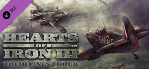 Hearts of Iron III: Their Finest Hour banner