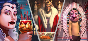 3 Outlandish games in 1 bundle: Green Moon, City of Fools and Bathory banner