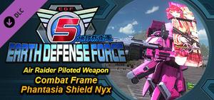 EARTH DEFENSE FORCE 5 - Air Raider Piloted Weapon Combat Frame Phantasia Shield Nyx banner