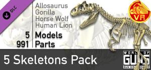 World of Guns VR: 5 Skeletons Pack banner
