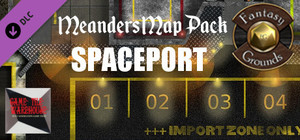 Fantasy Grounds - Meanders Map Pack: Spaceport (Map Pack) banner