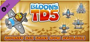 Bloons TD 5 - Top Gun Monkey Ace Skin banner