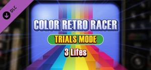 COLOR RETRO RACER : TRIALS MODE *3 Lifes* banner