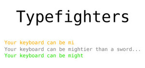 Typefighters banner