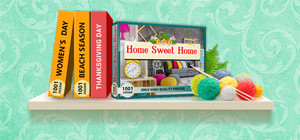 1001 Jigsaw. Home Sweet Home banner