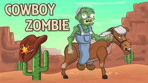 Cowboy zombie banner
