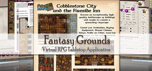 Fantasy Grounds - Maps: Cobblestone City and Inn banner