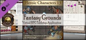 Fantasy Grounds - Heroic Characters 13 (Token Pack) banner