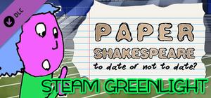 Paper Shakespeare, Outfit Pack: Steam Greenlight banner