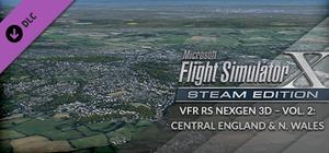 FSX Steam Edition: VFR Real Scenery NexGen 3D - Vol. 2: Central England and North Wales Add-On banner