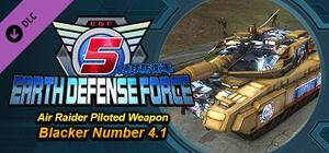 EARTH DEFENSE FORCE 5 - Ranger Piloted Weapon Blacker Number 4.1 banner