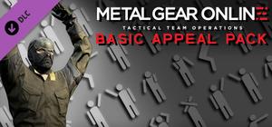 METAL GEAR ONLINE "BASIC APPEAL PACK" banner
