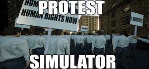 PROTEST SIMULATOR banner