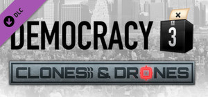Democracy 3: Clones & Drones banner