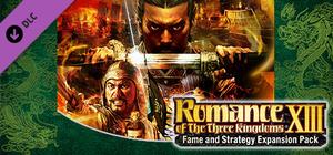 Romance of the Three Kingdoms XIII: Fame and Strategy Expansion Pack banner