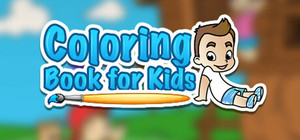Coloring book for kids banner