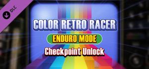 COLOR RETRO RACER : ENDURO MODE *Checkpoint Unlock* banner