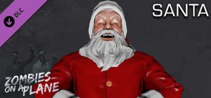Zombies on a Plane - Santa banner