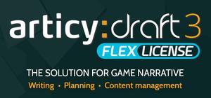 articy:draft 3 - Flex License banner