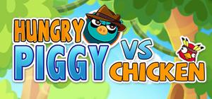 Hungry Piggy vs Chicken banner