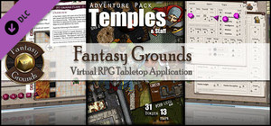 Fantasy Grounds - Temples and Staff (Map and Token Pack) banner