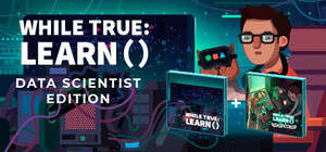 while True: learn() Data Scientist Edition banner