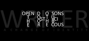 THE WRITER: A CHANGE OF IDENTITY banner