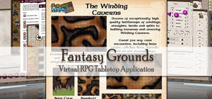 Fantasy Grounds - Maps: Winding Caverns banner