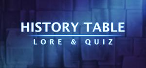 History Table: Lore & Quiz banner