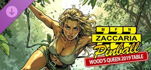 Zaccaria Pinball - Wood's Queen 2019 Table banner
