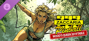 Zaccaria Pinball - Wood's Queen 2019 Table banner