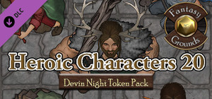 Fantasy Grounds - Devin Night Pack 108: Heroic Characters 22 (Token Pack) banner