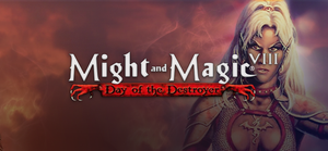 Might and Magic VIII: Day of the Destroyer banner