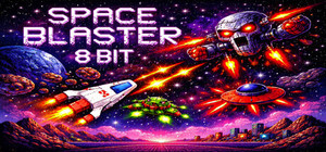 SPACE BLASTER 8 BIT banner