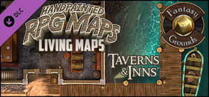 Fantasy Grounds - Taverns & Inns Pack 1 - Living Maps (Map Pack) banner