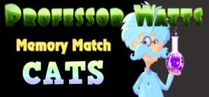 Professor Watts Memory Match: Cats banner