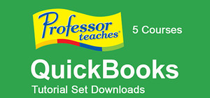 Professor Teaches QuickBooks 2019 Tutorial Set Download banner