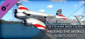 FSX: Steam Edition - Around The World In 80 Flights Add-On banner