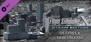 FSX Steam Edition: US Cities X: New Orleans Add-On banner