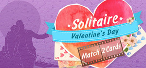 Solitaire Match 2 Cards Valentines Day banner