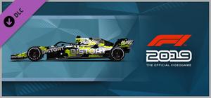 F1 2019: Car Livery 'DISTORT - Interference' banner