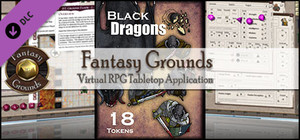 Fantasy Grounds - Black Dragons (Token Pack) banner