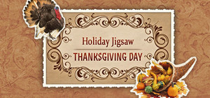 Holiday Jigsaw: Thanksgiving Day banner