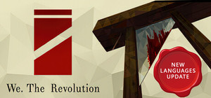 We. The Revolution banner