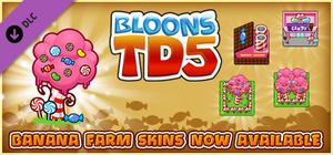 Bloons TD 5 - Candy Banana Farm Skin banner