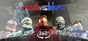 Red vs Blue 360 banner