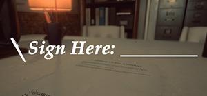 Sign Here: _________ banner