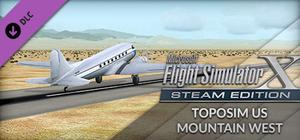 FSX Steam Edition: Toposim US Mountain West Add-On banner