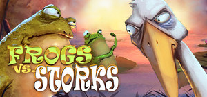 Frogs vs. Storks banner