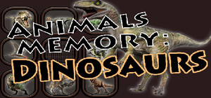 Animals Memory: Dinosaurs banner